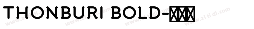 THONBURI BOLD字体转换